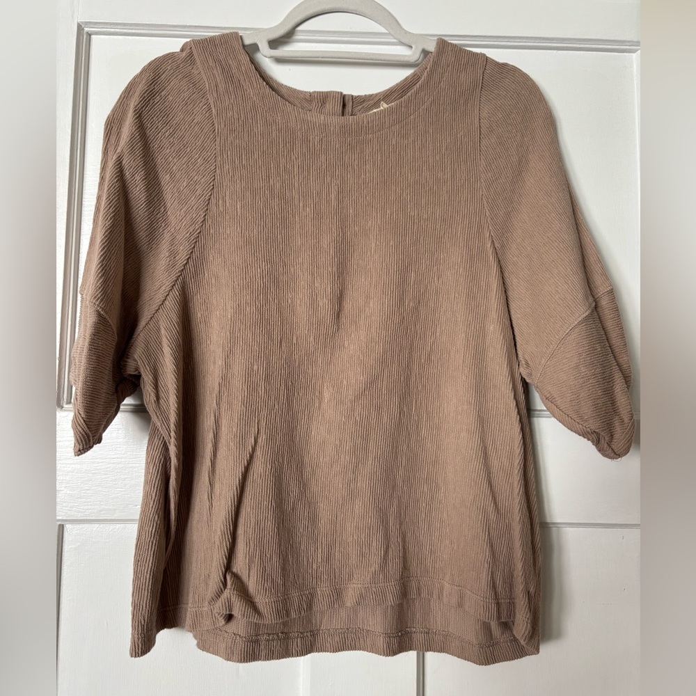 Madewell ottoman jacquard top